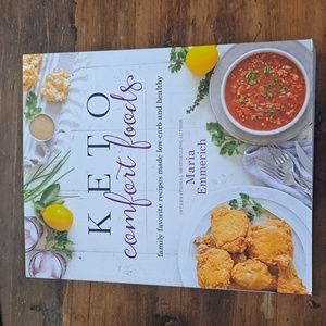 Keto Comfort Foods Cook Book by Maria Emmerich EUC